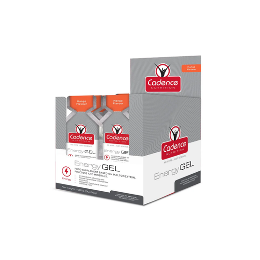 Cadence Nutrition Classic Energy Gel – Mango (30 × 36g)