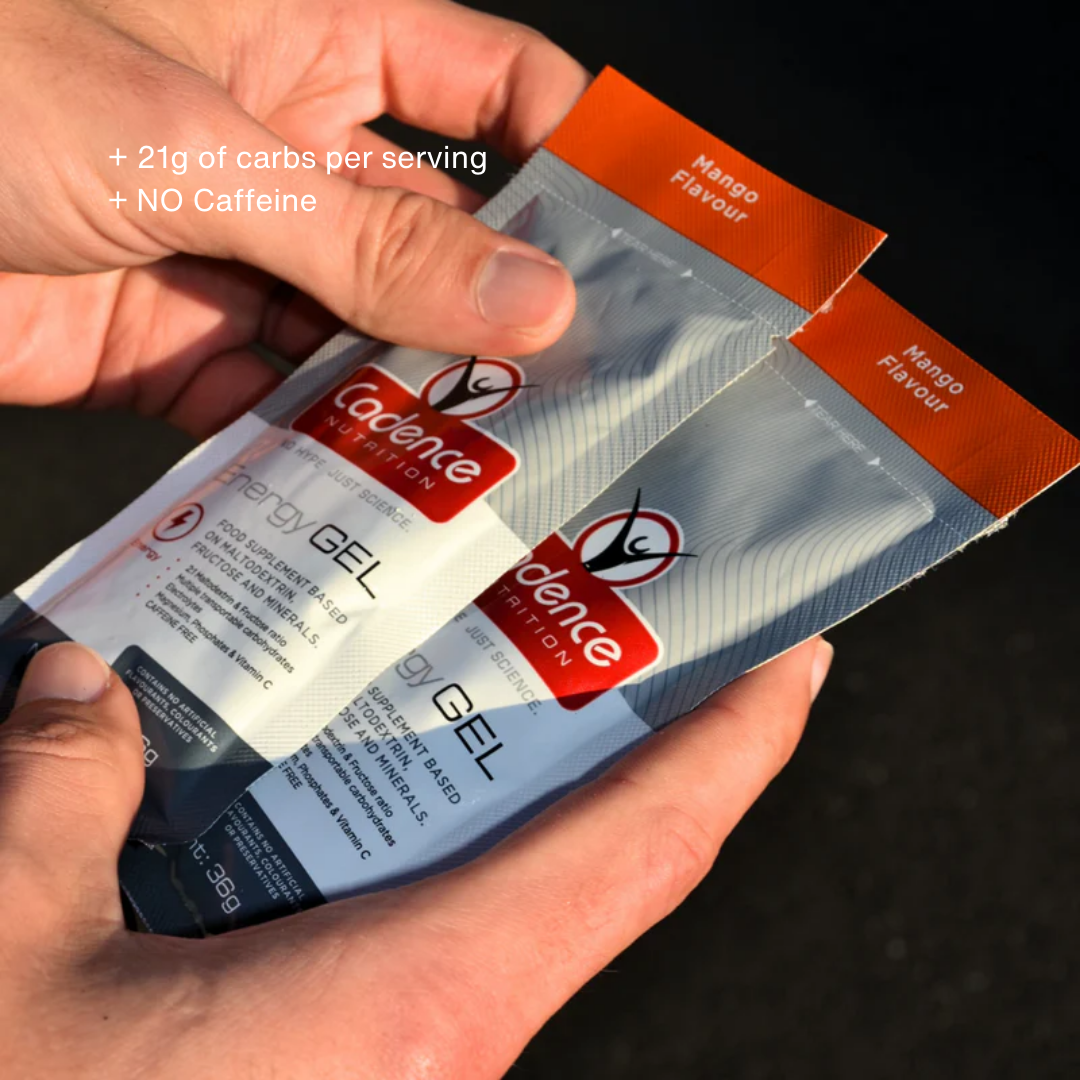 Cadence Nutrition Classic Energy Gel – Mango (30 × 36g)