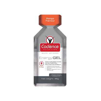 Cadence Nutrition Classic Energy Gel – Mango (30 × 36g)