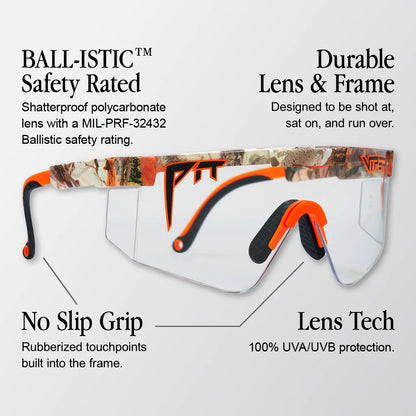 Pit Vipers The Actualbush BALL-ISTIC™ CLEAR Original 2.0 Wide